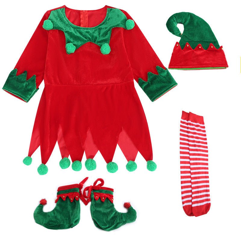 Enchanting Christmas Elf Dress Suit - Cake Pops Parties