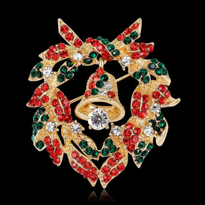European and American Christmas Wreath Brooch - Cake Pops Parties