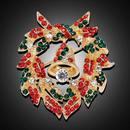 European and American Christmas Wreath Brooch - Cake Pops Parties