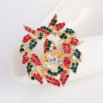 European and American Christmas Wreath Brooch - Cake Pops Parties