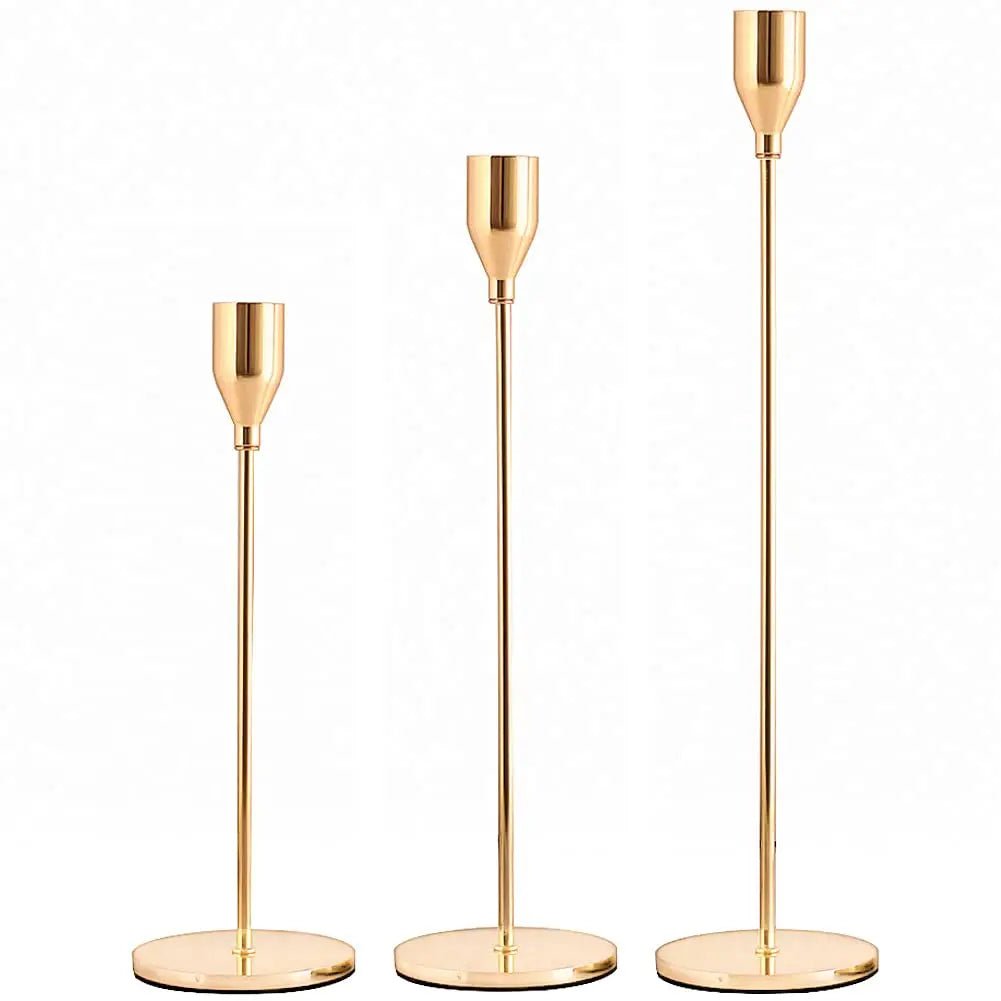 European Style Metal Candle Holders Set - Cake Pops Parties