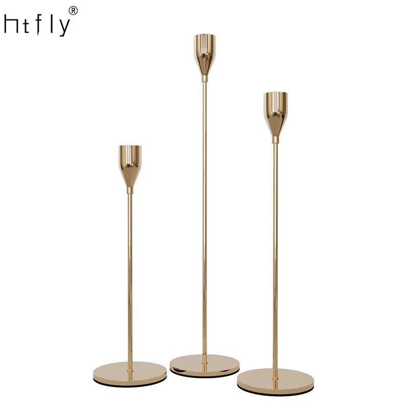 European Style Metal Candle Holders Set - Cake Pops Parties