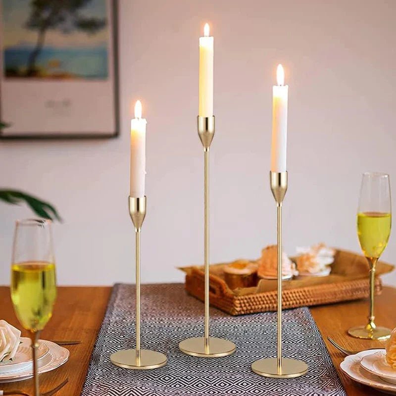 European Style Metal Candle Holders Set - Cake Pops Parties