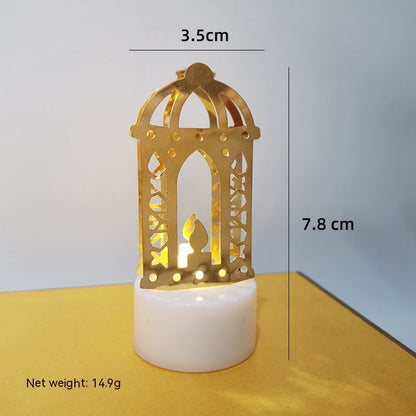 Mini lampe de nuit à LED en forme de château