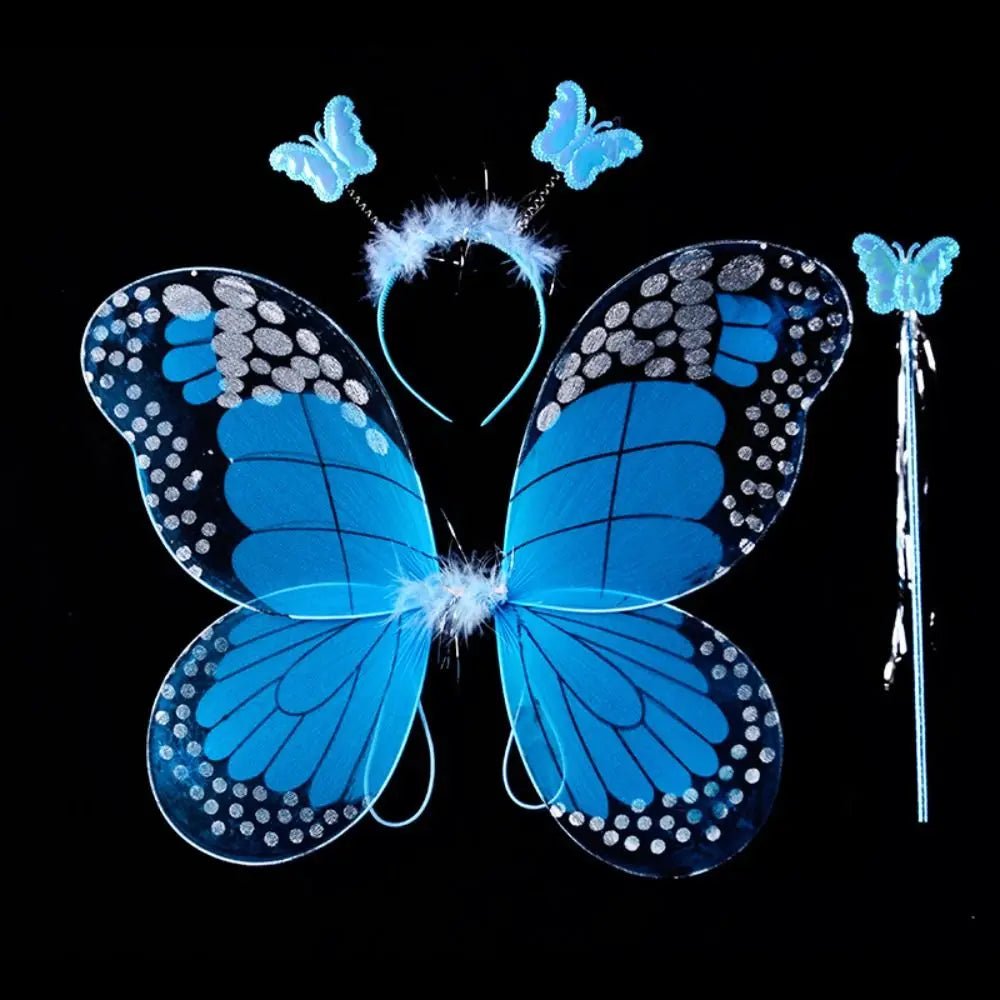 Fairy Costume Set Butterfly Wings Tutu Skirt - Cake Pops Parties