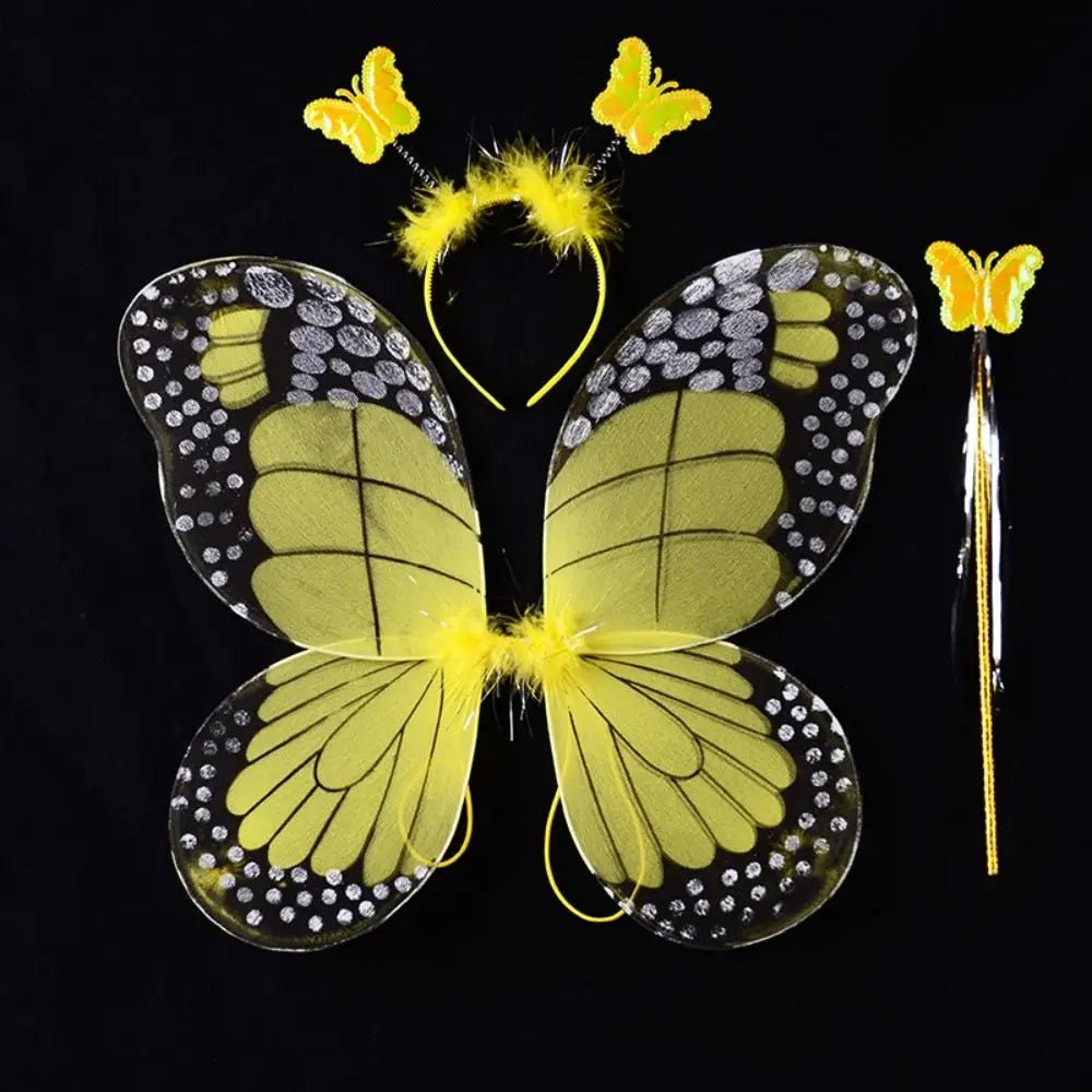 Fairy Costume Set Butterfly Wings Tutu Skirt - Cake Pops Parties