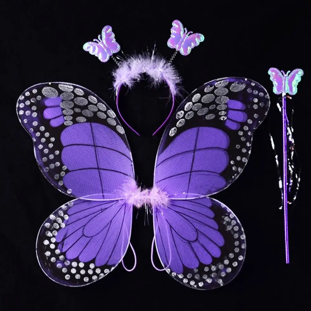 Fairy Costume Set Butterfly Wings Tutu Skirt - Cake Pops Parties