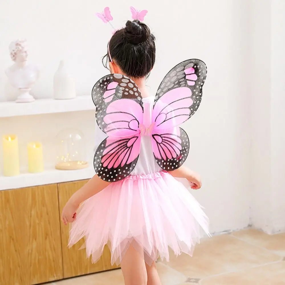 Fairy Costume Set Butterfly Wings Tutu Skirt - Cake Pops Parties
