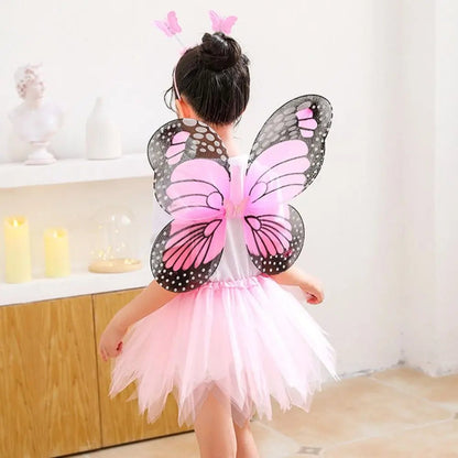 Fairy Costume Set Butterfly Wings Tutu Skirt - Cake Pops Parties