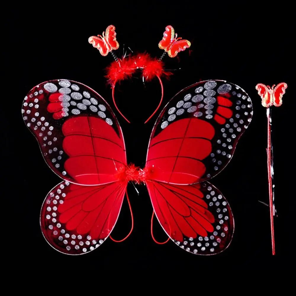 Fairy Costume Set Butterfly Wings Tutu Skirt - Cake Pops Parties