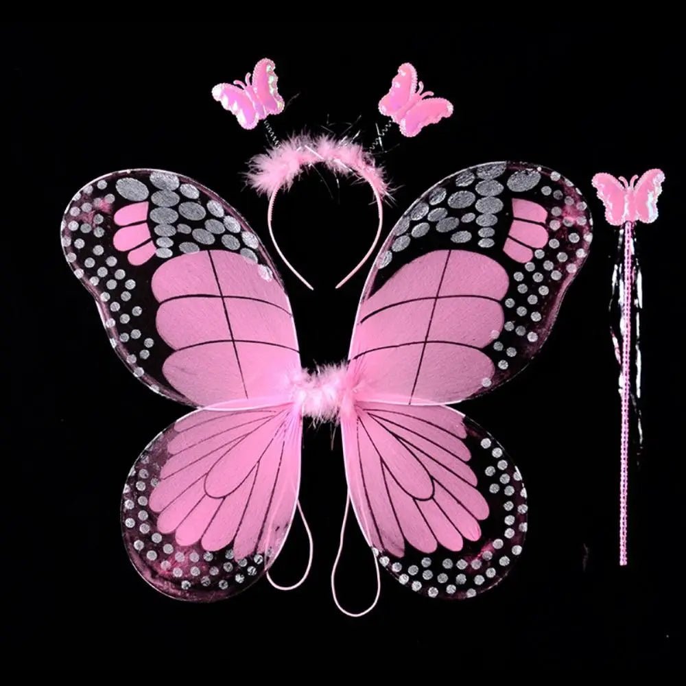 Fairy Costume Set Butterfly Wings Tutu Skirt - Cake Pops Parties