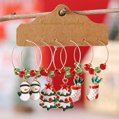 Festive Christmas Earrings Set - Cake Pops Parties