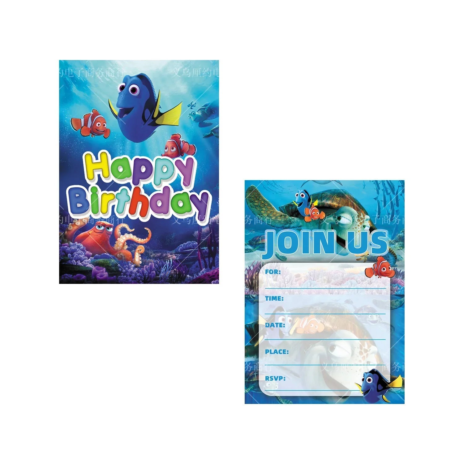 Finding Nemo Birthday Party Kit - Cake Pops Parties