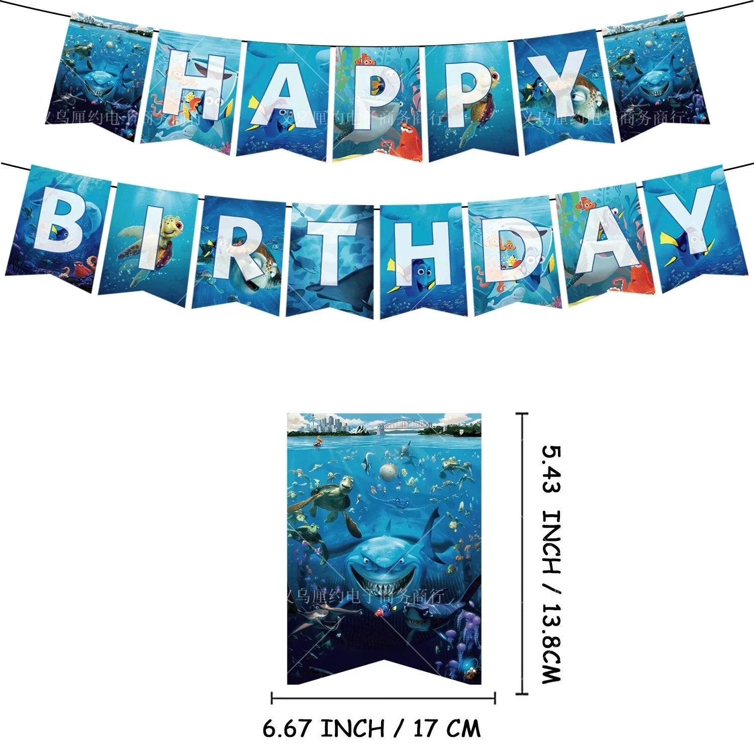 Finding Nemo Party Decor Kit - Cake Pops Parties