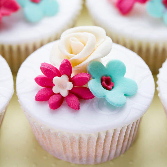 Wedding Cupcakes - Floral Flowers