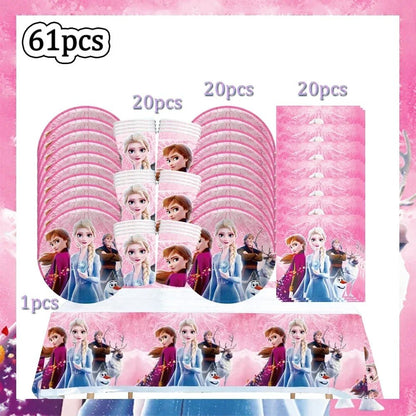 Frozen Theme Party Supplies - Elsa and Anna Decoration - Cake Pops Parties