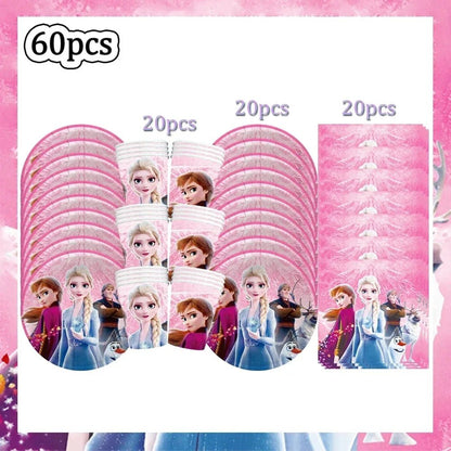 Frozen Theme Party Supplies - Elsa and Anna Decoration - Cake Pops Parties