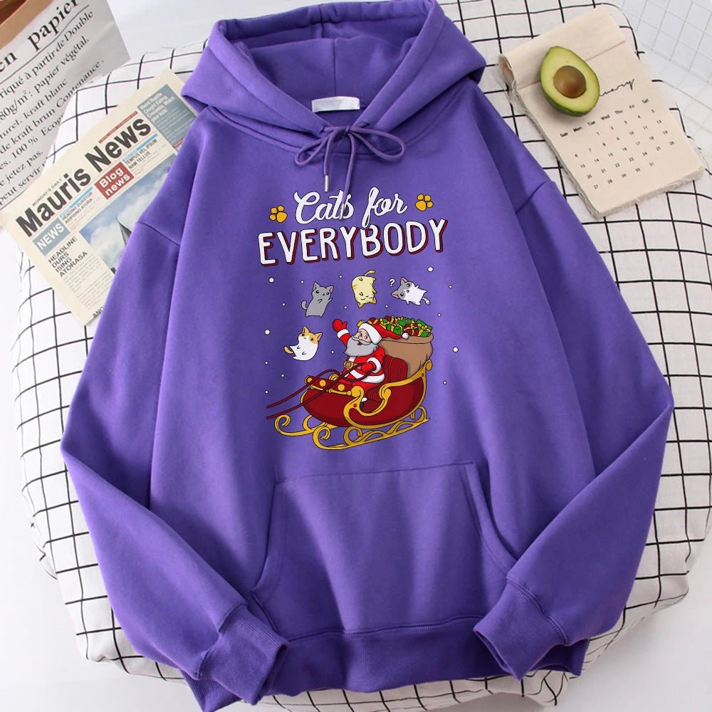 Funny Cats Christmas Hoodie - Cake Pops Parties