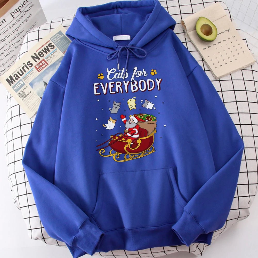 Funny Cats Christmas Hoodie - Cake Pops Parties
