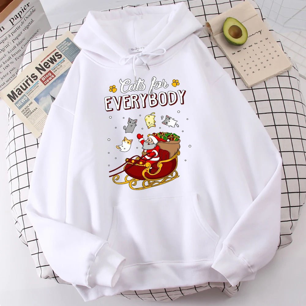 Funny Cats Christmas Hoodie - Cake Pops Parties