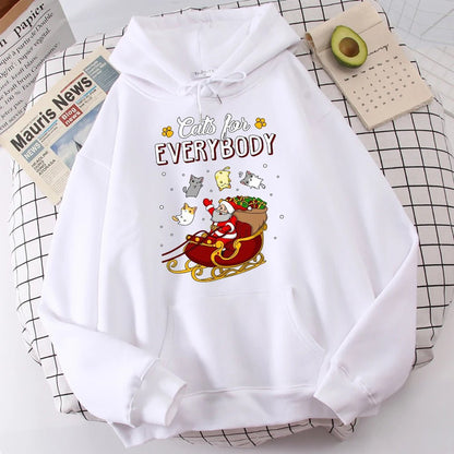 Funny Cats Christmas Hoodie - Cake Pops Parties