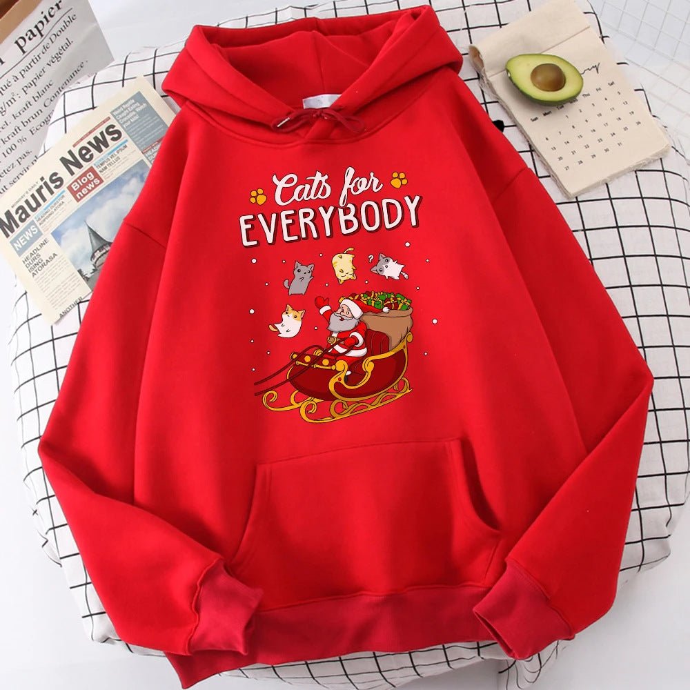 Funny Cats Christmas Hoodie - Cake Pops Parties