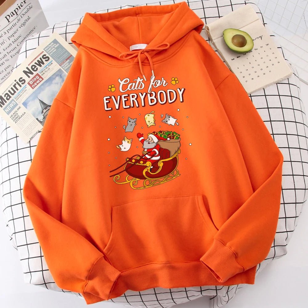 Funny Cats Christmas Hoodie - Cake Pops Parties