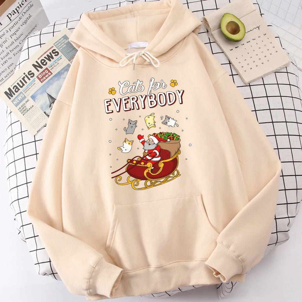 Funny Cats Christmas Hoodie - Cake Pops Parties