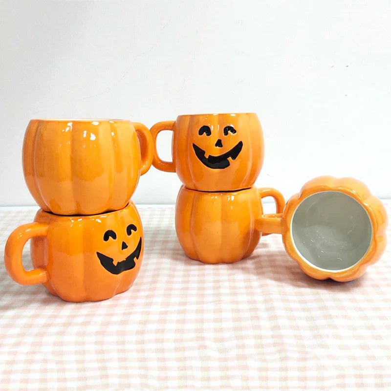 Funny Halloween Pumpkin Ceramic Mug - Cake Pops Parties