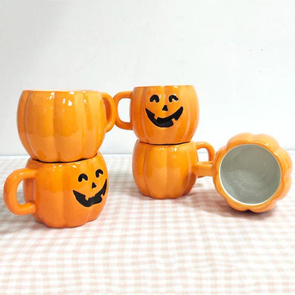 Funny Halloween Pumpkin Ceramic Mug - Cake Pops Parties