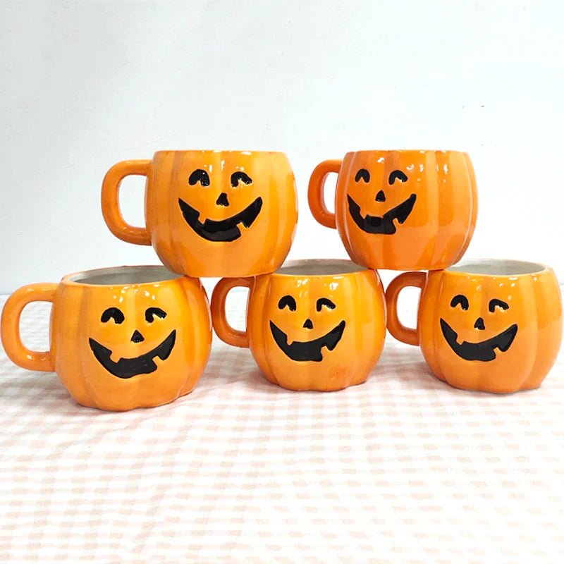 Funny Halloween Pumpkin Ceramic Mug - Cake Pops Parties