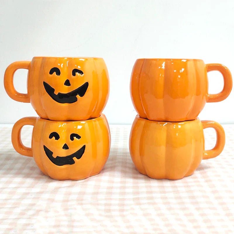 Funny Halloween Pumpkin Ceramic Mug - Cake Pops Parties