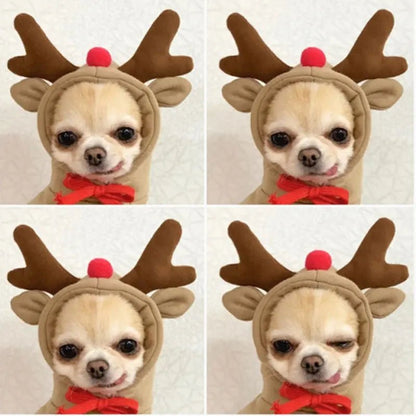 Funny Pet Elk Costume for Small Dogs - Cake Pops Parties