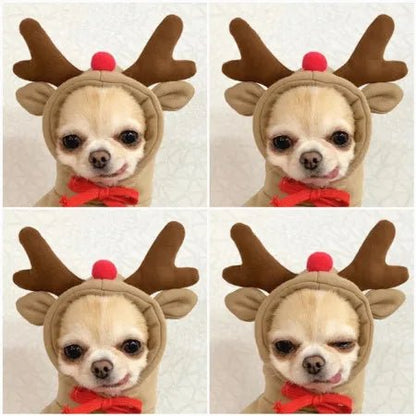 Funny Pet Elk Costume for Small Dogs - Cake Pops Parties