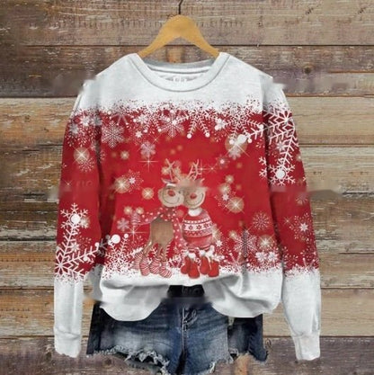 Funny Print Christmas Sweater for Ladies - Cake Pops Parties