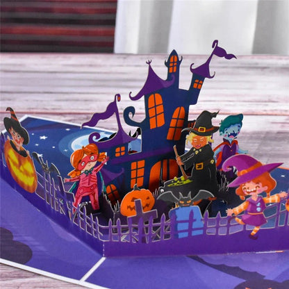 Funny Pumpkin Pop - Up Cards - Cake Pops Parties