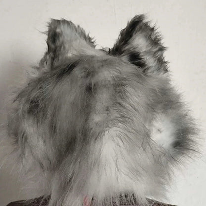 Furry Wolf Mask Animal Head - Halloween Party Cosplay - Cake Pops Parties