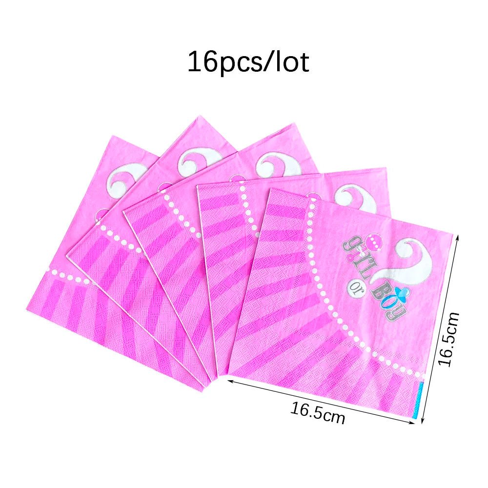 Gender Reveal Party Decor Set - Cake Pops Parties