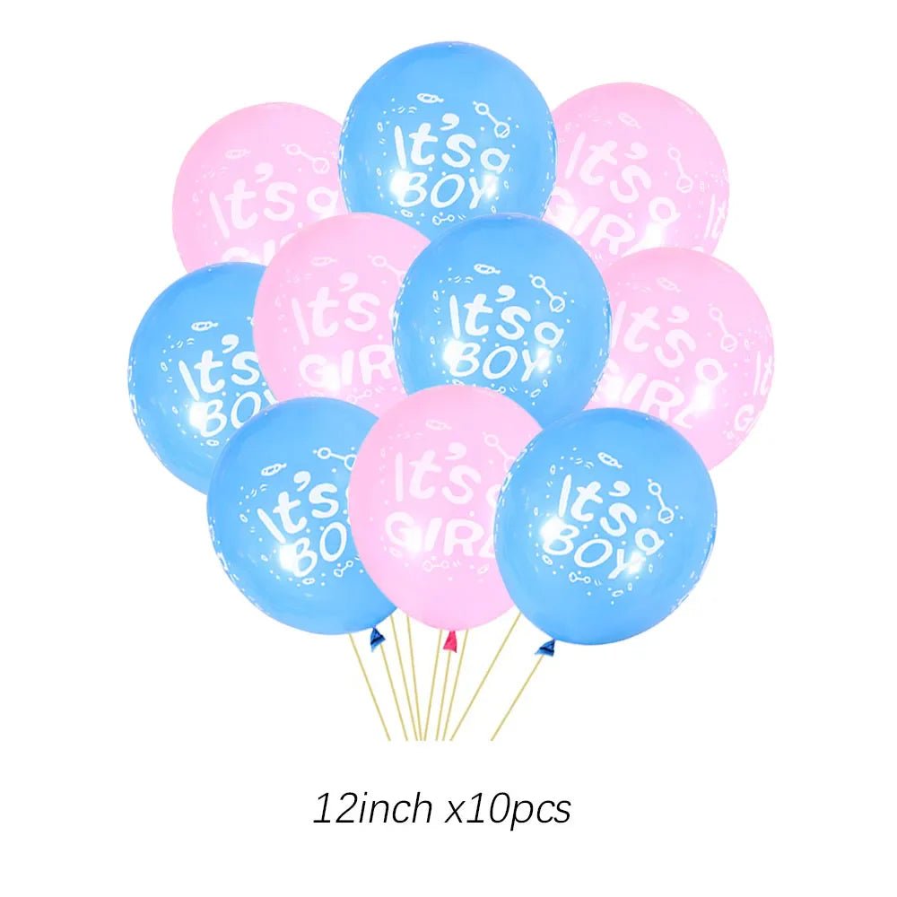 Gender Reveal Party Decor Set - Cake Pops Parties