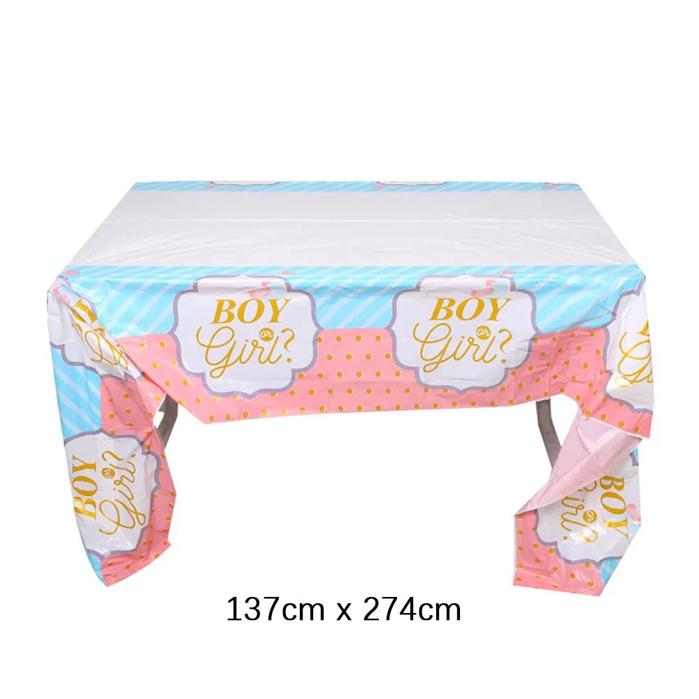 Gender Reveal Party Decor Set - Cake Pops Parties