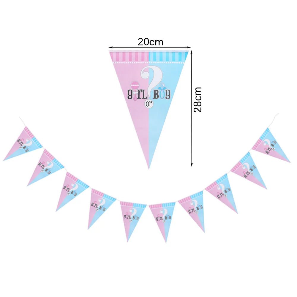 Gender Reveal Party Decor Set - Cake Pops Parties