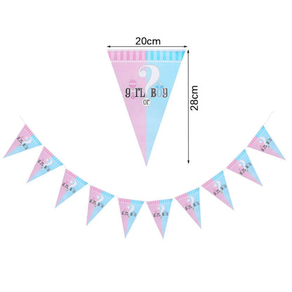 Gender Reveal Party Decor Set - Cake Pops Parties