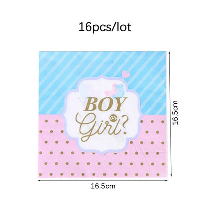 Gender Reveal Party Decor Set - Cake Pops Parties