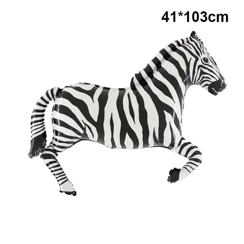 Giant Horse Foil Number Balloon Banner - Cake Pops Parties