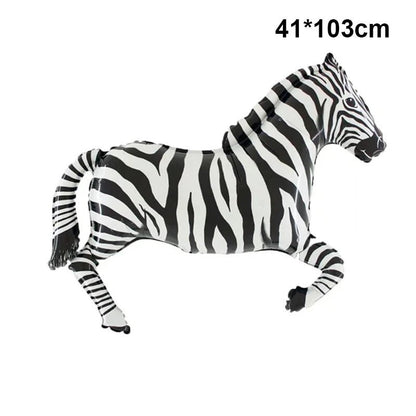 Giant Horse Foil Number Balloon Banner - Cake Pops Parties