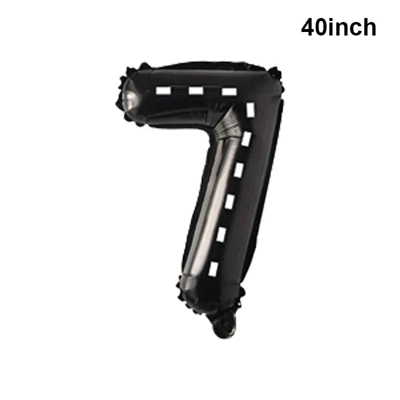 Giant Horse Foil Number Balloon Banner - Cake Pops Parties