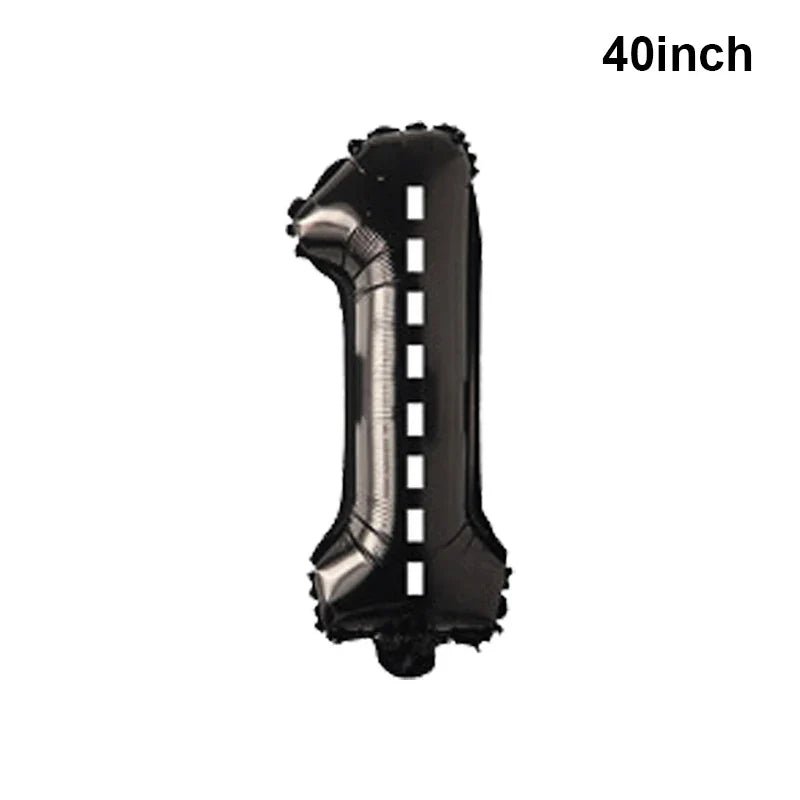 Giant Horse Foil Number Balloon Banner - Cake Pops Parties