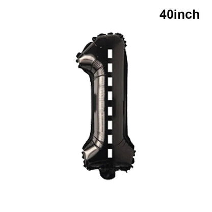 Giant Horse Foil Number Balloon Banner - Cake Pops Parties