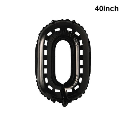 Giant Horse Foil Number Balloon Banner - Cake Pops Parties