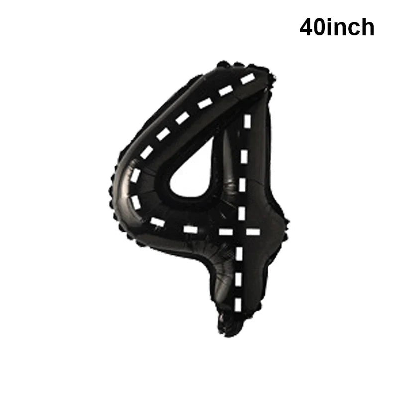 Giant Horse Foil Number Balloon Banner - Cake Pops Parties